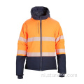 Hoge zichtbaarheid Veiligheid Reflecterend fleece hoodie jas